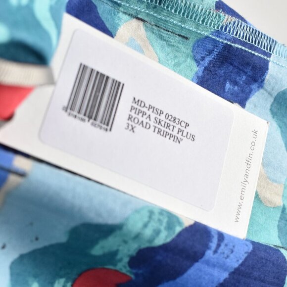 Emily and Fin ModCloth Pippa Skirt Road Trippin NEW - 3X - Picture 11 of 11